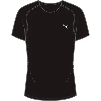 Dámské tričko PUMA triko RUN CLOUDSPUN TEE - dámské - černé Velikost: M