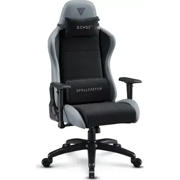Herní židle SENSE7 Spellcaster FUKU XL PU černo-šedá (5902659845184)