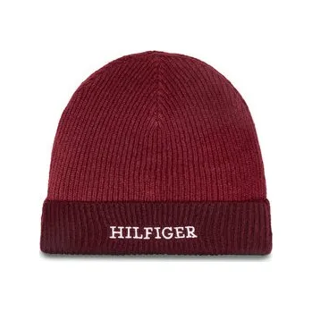 Módní doplněk Set čepice a tunelová šála Tommy Hilfiger AU0AU01938 Červená L_XL