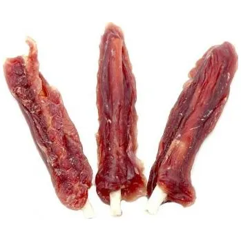 Pamlsek pro psa animALL Kachní prsa na buvolí tyčce 250 g