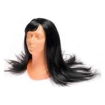 Karnevalový kostým Paruka s dlouhými vlasy, černá