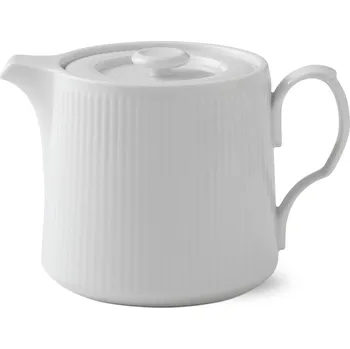 Konvice na čaj Royal Copenhagen Porcelánová konvice White Fluted 750 ml