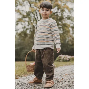 Dívčí svetr Dětský bavlněný svetr That's mine Frankie 128195 béžová 12X, vel. 80