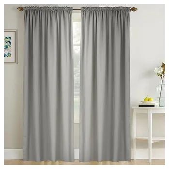 Závěs Dekorační závěs s řasící páskou LIVIA světle šedá 145x250 cm (cena za 1 kus) MyBestHome