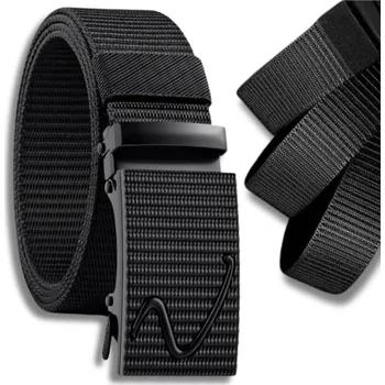 Opasek Camerazar Pánský černý elastický pásek s automatickou sponou