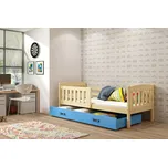 BMS Group Dětská postel Kubus 1 Borovice/modrá 190 x 90