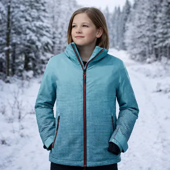Dívčí zimní bunda Killtec 158 tyrkysová 116
