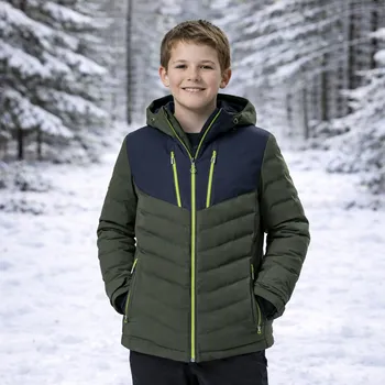 Chlapecká zimní bunda Killtec 163 zelená/černá 128