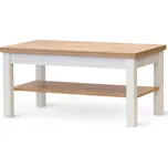 Konferenční stolek W21 KS s poličkou – dostupný v různých odstínech Stima dub wotan-černá