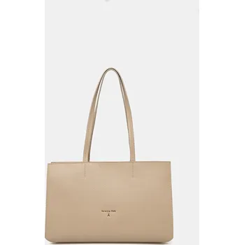 Kabelka Kožená kabelka Patrizia Pepe 8B0236.L001 béžová 80X, vel. ONE SIZE