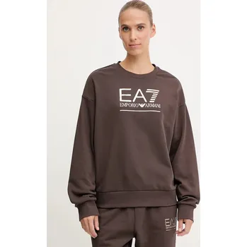 Dámská mikina Mikina EA7 Emporio Armani AF12473.7W000416 hnědá 88X, vel. XS