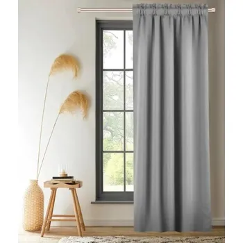 Závěs BytoTex Zatemňovací závěs na pásce Joana 140x250 cm, světle šedá (cena za 1 kus)