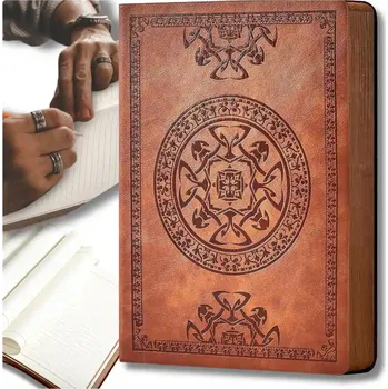 Zápisník Camerazar Hnědý plánovací blok s eko kůží A6 144 stránek