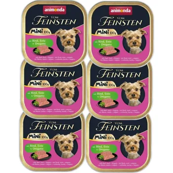 Krmivo pro psa ANIMONDA Vom Feinsten mini adult hovězí maso 6x100g