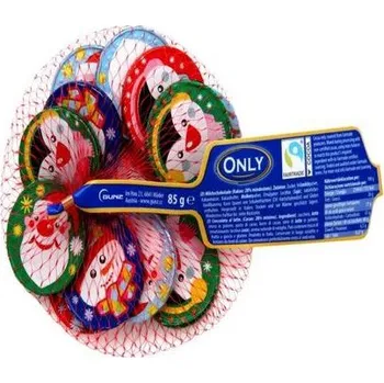 Čokoláda Čokoládové penízky s obrázky Christmas, 85g