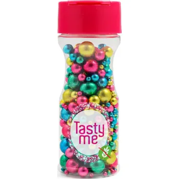 Čokoláda Směs metalických perel MIX BAREV 70g - bezlepek