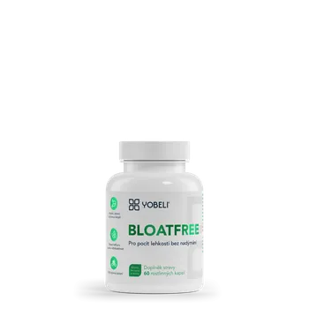 Přírodní produkt YOBELI Bloatfree komplex proti nadýmání 60 cps