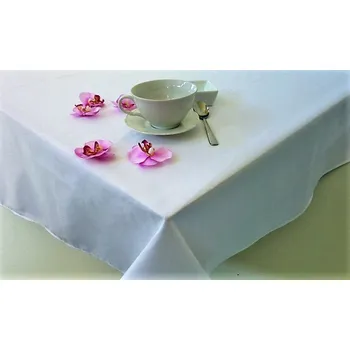 ubrus Ubrus hladký bílý 140/220cm