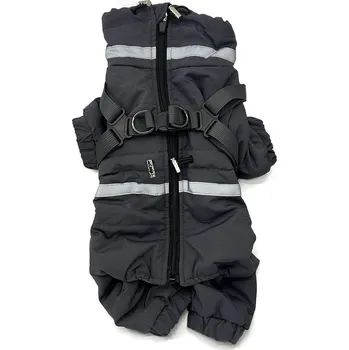 Obleček pro psa Vsepropejska Storm zimní kombinéza pro psa na ZIP Barva: Šedá, Délka zad (cm): 28, Obvod hrudníku: 36 - 48 cm