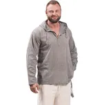 Košile Classic Nepál / ETNO KURTA s kapucí světle šedá 2XL