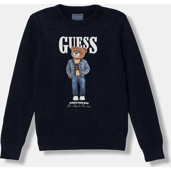 Dívčí oblečení Dětský svetr Guess N6RR01.Z2ZK2.PPY2 námořnická modř 59X, vel. 105-112