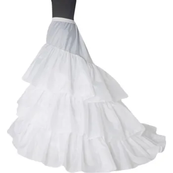 svatební spodnice se 3 kruhy a kanýry s krátkou vlečkou Barva: Bílá, Velikost: ONESIZE