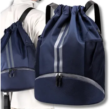 Městský batoh Camerazar Tréninkový sportovní batoh modrý gynmastický