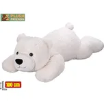 Mikro trading Plush Friends - Medvěd lední plyšový - 100 cm - ležící
