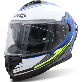 Helma na motorku XRC Loomis wht/blk/blue/fluo vel. XL