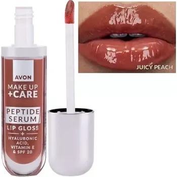 Tužka na rty Pečující lesk na rty s peptidy - Juicy Peach