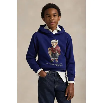 Chlapecká mikina Dětská mikina Polo Ralph Lauren 323981262001 modrá 57X, vel. 136-138