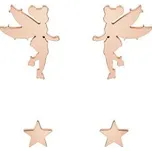 Disney set dětských náušnic Zvonilka ocelový pozlacený S600148PL-B.CS