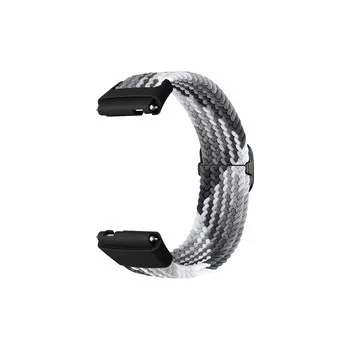 Pletený náramek pro Xiaomi Redmi Watch 3 Lite / Watch 3 Active,Odstíny černé