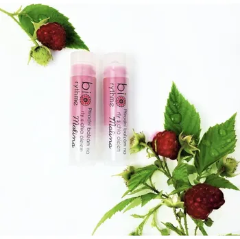 Péče o rty Biorythme Balzám na rty s chia olejem • Malina 4,8 ml