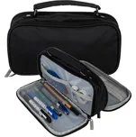 Maaleo Dvojitý skládací penál - černý 24516