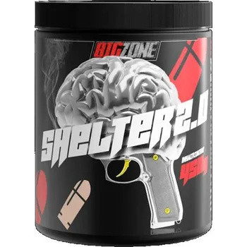 Anabolizér Big Zone Shelter 2.0 450g Červené plody + DÁREK