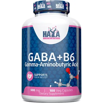 Haya Labs GABA + B6 500mg 100 kapslí