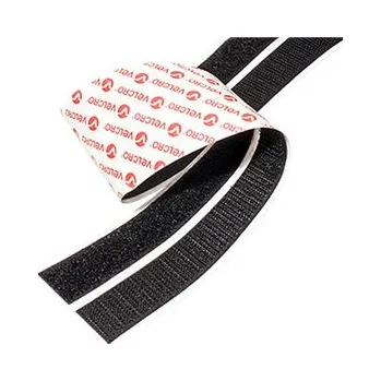 kabelová chránička VELCRO Páska se suchým zipem, nalepovací, 20mm x 25m, černá (VEL-EC60355) - 25.16.5520