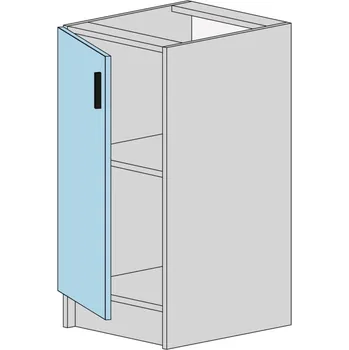 Kuchyňská skříňka Slevadoma Spodní skříňka T-40-N | CARLINA Barva dvířek: dub tacho, Barva korpusu: kašmír