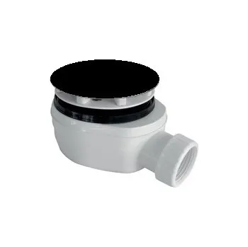 GELCO Vaničkový sifon 90 EXTRA NÍZKÝ ČERNÝ - PB90EXNBL