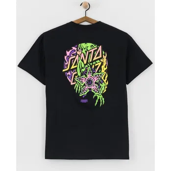 Pánské tričko Santa Cruz X Stranger Things Demogorgon Dot (black) M, černá