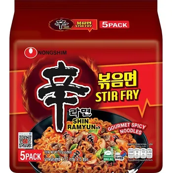 Nongshim instantní nudle Shin Ramyun Stir Fry balení 5x131g