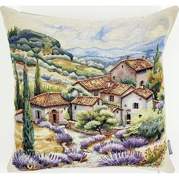 Dekorativní polštářek BYTEMA Gobelínový povlak na polštář TOSKÁNSKO 45 x 45 cm