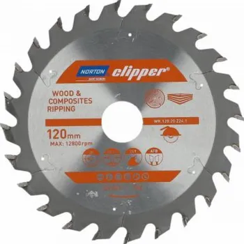 Řezný kotouč Norton Clipper NORTON KRUHOVÁ PILA 355 mm x 30 mm x 80z DŘEVO A KOMPOZITY ATB (3,2 / 2,4) N70184608127