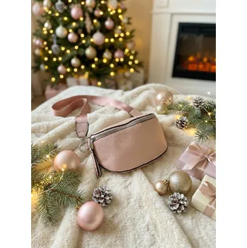 Ledvinka Piazza Italia Dámská crossbody ledvinka - světle růžová