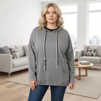 Dámská mikina Dámská mikina Eli XL-XXXL - šedá