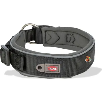 Obojek pro psa Trixie PREMIUM obojek Polstrovaný EXTRA ŠIROKÝ Černá Velikost: XS-S: 27-35 cm/25 mm