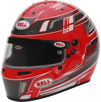 Cyklistická přilba Motokárová přilba BELL KC7-CMR PRO CHAMPION, antracit/červená