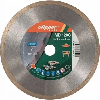 Řezný kotouč Norton Clipper MD120C diamantová čepel 230 x 25,4 mm