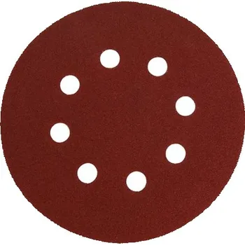 Brusný papír MAGG Výsek s otvorem 150mm P80 se suchým zipem 5ks PA3405